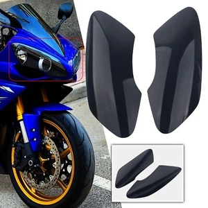 Black Headlight Protector Cover Lens Shield For Yamaha YZF R1 2007-2008 - Picture 1 of 10