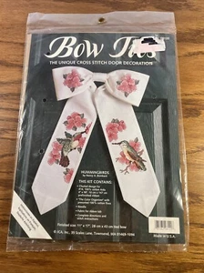 JCA Bow Ties "Hummingbirds" Door Decoration Cross Stitch. No. 08120 - Picture 1 of 5