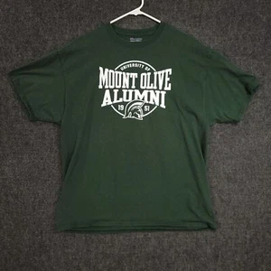Champion Shirt Mens Extra Large Green Mount Olive College UMO Alumni Sleeve Crew - Picture 1 of 12