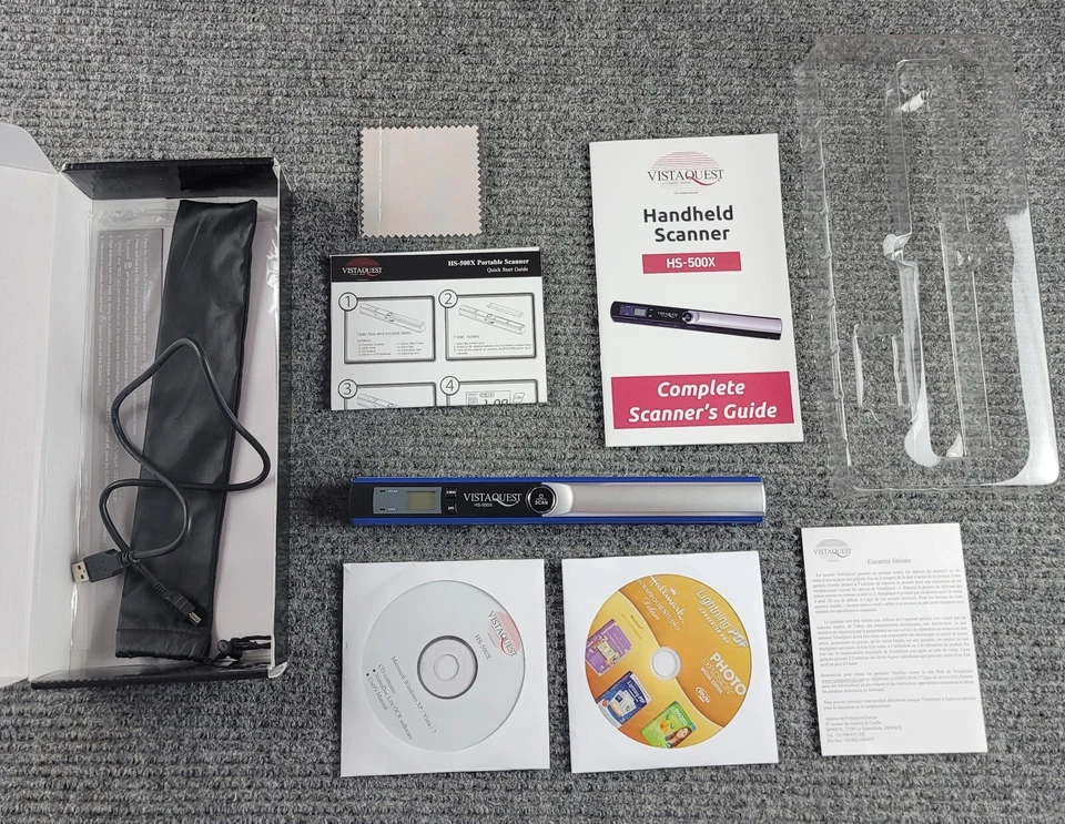 Vista Quest Handheld Scanner HS-500X In Box 4GB Memory Card - Image 1 of 4