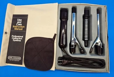 Vintage Vidal Sassoon Curling Iron System V125 with Traveling Case - Image 1 of 4