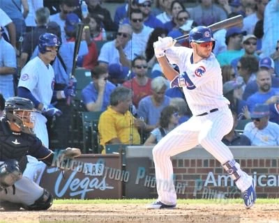 Original KRIS BRYANT Chicago Cubs Colorado Rockies MVP PhotoArt Serie Mundial Foto 1 de 3