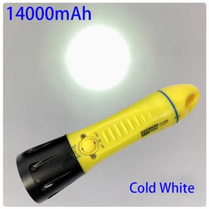 Linterna de luz de buceo FITECH F13 14000 mAh batería USB antorcha recargable - Imagen 1 de 29