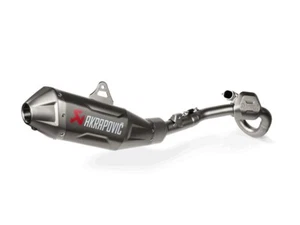 Akrapovic Evolution Line TI/TI Exhaust System Honda CRF450R FITS 2021 TO 2024 - Picture 1 of 3