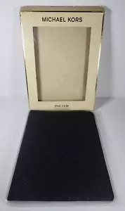 NIB Michael Kors Black iPad Case Padded Pouch Case Cover 10"x7.5" $68 MSRP - Picture 1 of 13