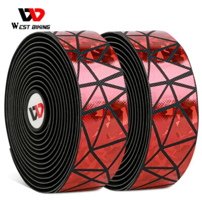 WEST BIKING Pro Soft Road Bike Bicycle Handlebar Tape Cycling Tape Wrap End Plug - Image 1 of 4