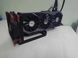 External GPU Stand with 120/140 Fan mount DIY Mining rig, graphics card bracket. - Picture 1 of 19