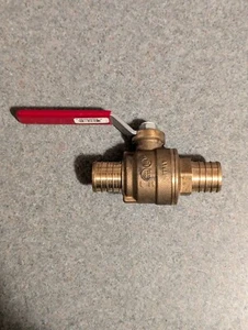 Legend 1" T-806NL No Lead Forged Brass PEX End Ball Valve (Food Grade) - Picture 1 of 6