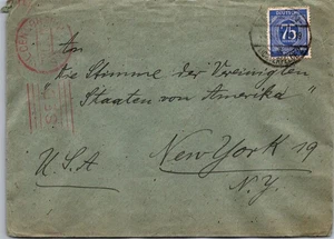 Goldpath: Alemania cubierta 1944 a EE. UU. CV877_P12 censurado - Imagen 1 de 2