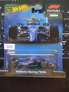 Hot Wheels Premium Williams Racing FW46 Formula 1 Team Race Car #43 Diecast New - Picture 1 of 5
