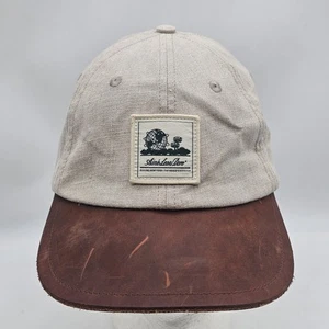 Aime Leon Dore Leder & Leinen Unisphäre Mütze Natur Hellbraun/Braun Cap (SS23) - Bild 1 von 8