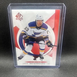 2024-25 SP Authentic Limited Red Parallel Jake Neighbours 72 Blues - Picture 1 of 4