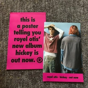 ROYEL OTIS Nuovo Album Hickey Tour Poster Fuori Ora Promo Lotto di 2 Band Record Store - Foto 1 di 7