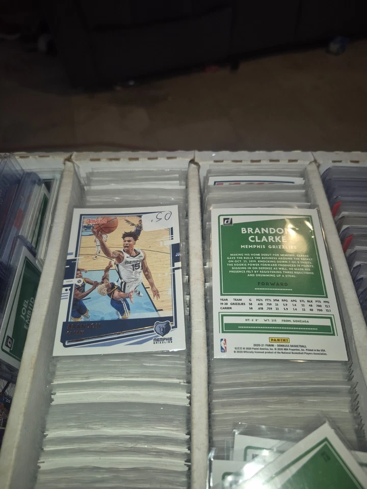 2020-2021 panini donruss basketball Brandon Clark no 192 - Image 1 of 1