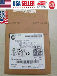 NEU AB 25B-V2P5N104 Powerflex 525 AC Antrieb Controller 25BV2P5N104 US kostenlose Steuer - Bild 1 von 2