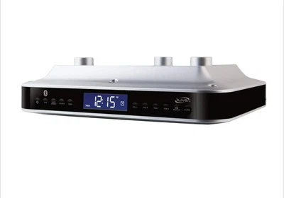 iLive无线LED厨房灯无线立体声扬声器数字闹钟套件 — 第 1/4 张图片