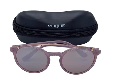 Gafas para mujer Vogue VO5161S 25355R rosa transparente borde completo marco redondo Foto 1 de 4