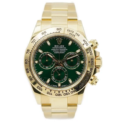 Rolex Daytona 116508 "John Mayer" 18K Yellow Gold Green Dial  - Image 1 of 4