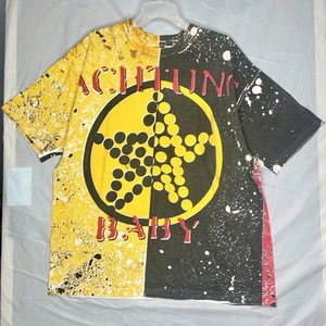 Vintage U2 T-shirt Size All Over Print 90s Achtung Baby Zoo TV Tour Band Tee XXL - Picture 1 of 12