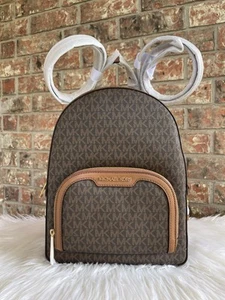 Mochila para mujer Michael Kors Jaycee mediana con logotipo - marrón - Imagen 1 de 9