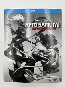 Afro Samurai Serie Completa Blu-ray Set Samuel L Jackson Crunchyroll Anime - Foto 1 di 2