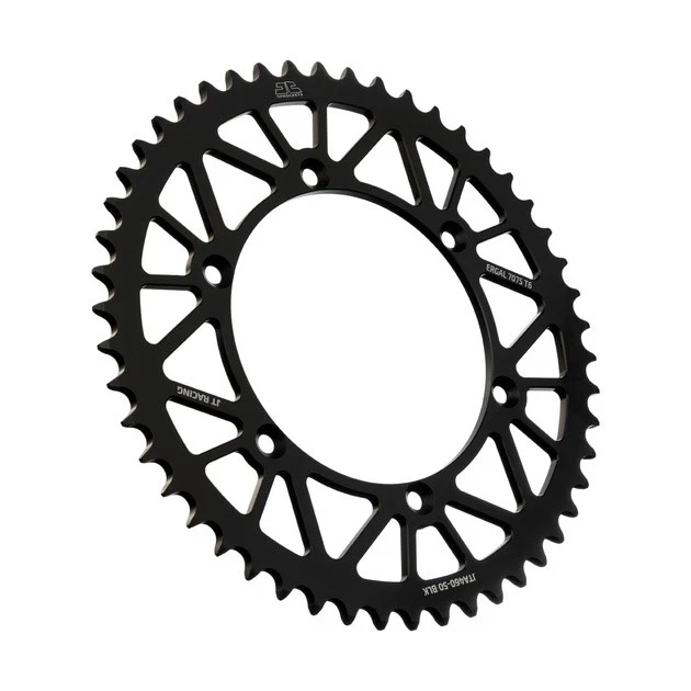 JT Racelite Aluminum Rear Sprocket 50T Black #JTA460.50BLK for Kawasaki/Suzuki - Image 1 of 1