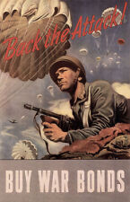 Vintage American War Bond Poster 