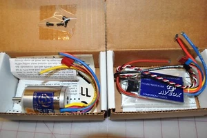 Aveox 1409/2Y motor and F5LV ESC combo, 5mm shaft, New! - Picture 1 of 10
