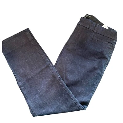 Pantalones de mezclilla oscuros de longitud recortada Banana Republic Sloan talla 8 nuevos con etiquetas Foto 1 de 4