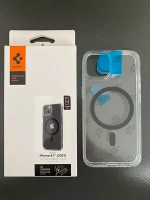 Spigen Ultra Hybrid MagFit Case For iPhone 13 case - Black - Image 1 of 3