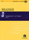 Study Score Brahms Symphony No 1 in C minor Op 68 Orchestra Sheet Music Book CD