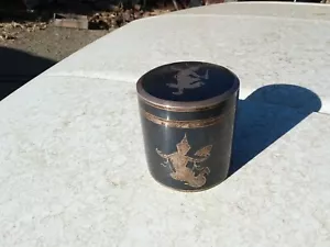 Vintage Sterling Silber Kanister GETESTET Humidor Siam asiatisch High-End feines Dekor - Bild 1 von 9