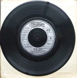 No Self Control - Peter Gabriel 7" Vinyl Single Record - Picture 1 of 2