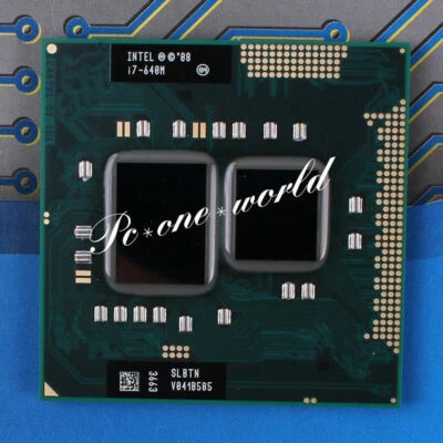 Intel Core i7-640M 2.8 GHz Dual-Core 4M PGA 988 Socket G1 Laptop CPU Processor - Image 1 of 4