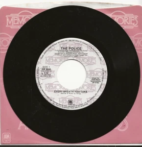 THE POLICE EVERY BREATH YOU TAKE RARE CANADA REISSUE 7 INCH SINGLE, MINT - Picture 1 of 2