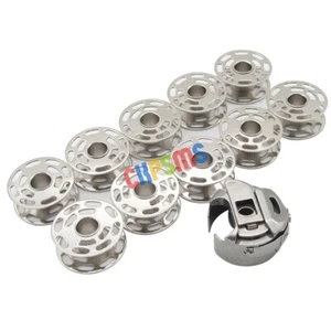 Bobbin Case +10 Bobbins For Bernina Artista 180,185,190 200,560 580,640,730 - Picture 1 of 5