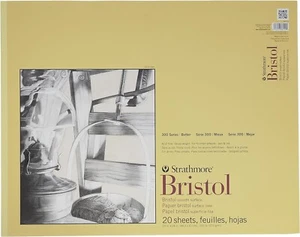 Strathmore 300 Series Bristol Smooth Pad, 19"X24" Tape Bound, 20 Sheets - Picture 1 of 4