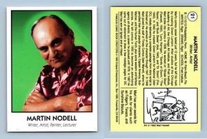 Martin Nodell #21 Famous Comic Book Creators 1992 Eclipse Trading Card