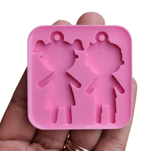 Kids Silicone Mold - Mold for Keychain - Resin Mold - Silicone Mold for Resin - - Picture 1 of 3