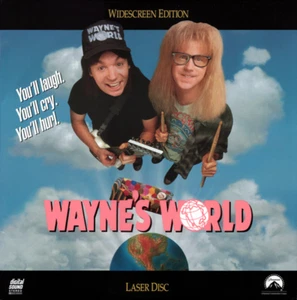 WAYNE'S WORLD WS CC NTSC LASERDISC Mike Myers, Dana Carvey, Rob Lowe - Imagen 1 de 1