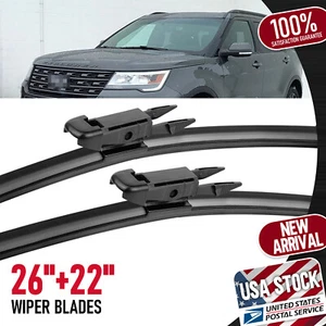 Set Of 26" 22" High quality Wiper Blades For Toyota Tundra 2006-2021 5.7L 4.6L - Picture 1 of 12