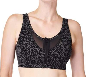 Sweaty Betty Power Icon Womens Sports Bra Grey Support Breathable Gym Workout - Picture 1 of 3