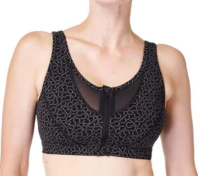 Sweaty Betty Power Icon Womens Sports Bra Grey Breathable Moisture Wicking Gym - Image 1 of 3