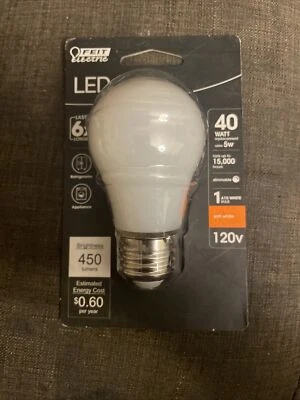 FEIT Elec 40 Watt Replacement LED Soft White A15 Appliance Bulb 450 Lumens 120V - Image 1 of 4