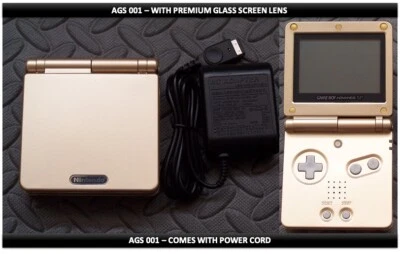 Nintendo Game Boy Advance GBA SP System AGS 001 Front-lit Model GLASS Pick Color - Image 1 of 2