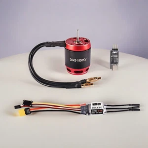 AM32 2-6S 80A Brushless Regler 3542 Outrunner Motor für 1/10 RC Crawler CarJO - Bild 1 von 21