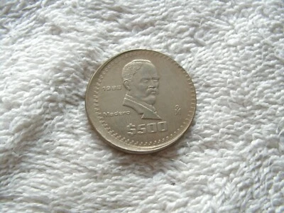 500 PESO ERROR MADERO 1988 FROM MEXICO.  - Image 1 of 3