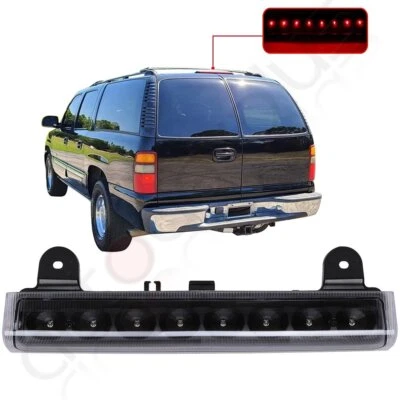 Tercera luz de carga de freno transparente carcasa negra para GMC Yukon XL 1500 2500 2005-2006 Foto 1 de 4