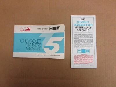 1975 Chevrolet Caprice Classic Impala owners manual ORIGINAL book literature - Image 1 of 4