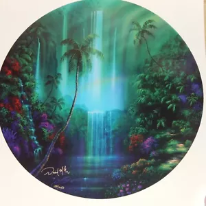 Certificado de autenticidad firmado numerado por DAVID MILLER edición limitada TROPICAL ESPLENDOR 21" estampado - Imagen 1 de 9